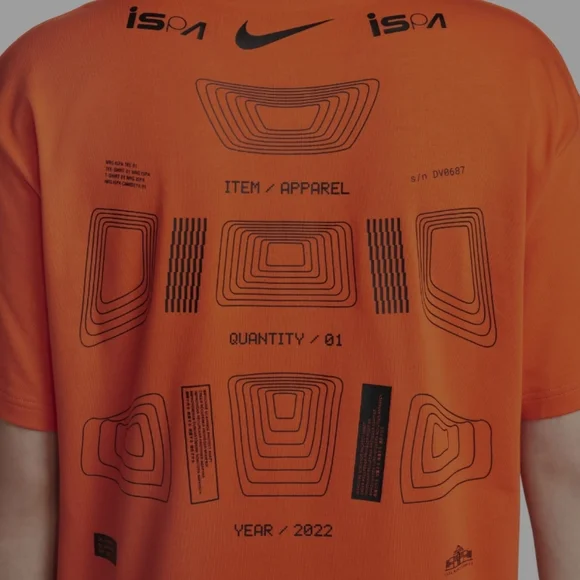 Nike ACG Shirts Nike Ispa Gpxt Orange Logo Tshirt Poshmark